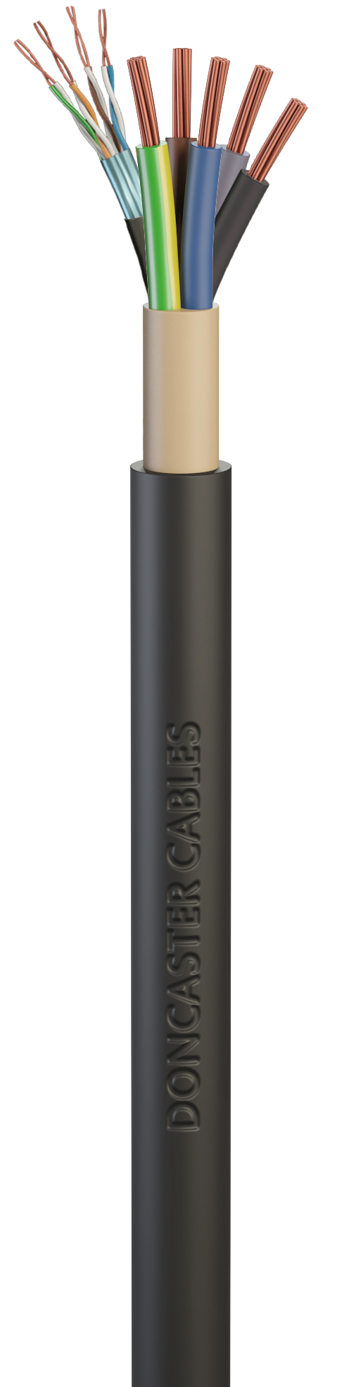 EV-ULTRA 5 CORE 6.0 SQMM    POWER + CAT5  CABLE    